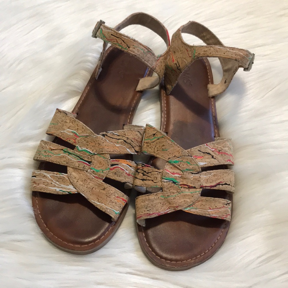 Toms sandals Multicolor size 11